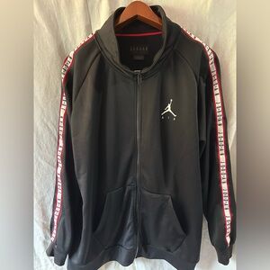 Air Jordan Jacket Men's 3XL Black Jumpman Tricot Full Zip Track Jacket